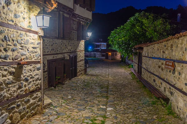 Bulgaristan Zlatograd Kentindeki Etnoğrafya Kompleksindeki Tarihi Binalar — Stok fotoğraf