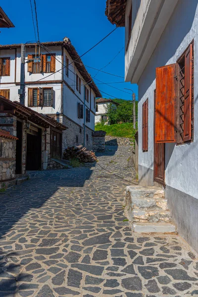 Edifici Storici Presso Complesso Etnografico Zlatograd Bulgaria — Foto Stock