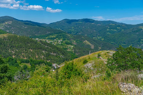 Paysage Montagne Des Rhodopes Orientales Bulgarie Près Smoljan — Photo