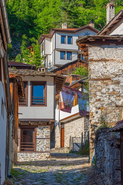 Historical Buildings Shiroka Laka Village Bulgaria — ストック写真