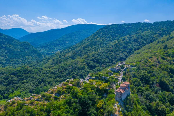 Вид Воздуха Крепость Ассена Болгарии — стоковое фото