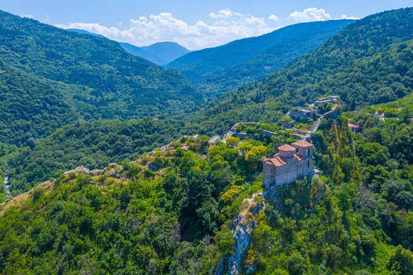 Вид Воздуха Крепость Ассена Болгарии — стоковое фото