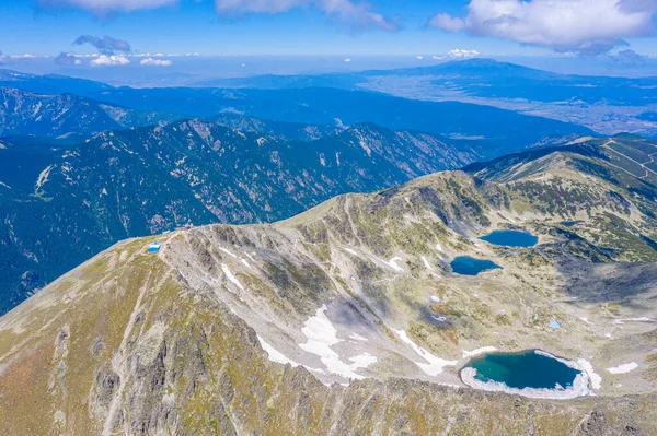 Rila Mountains Dominated Musala Peak Highest Mountain Bulgaria — Stock Photo, Image