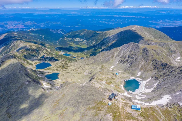 Bulgaristan Yüksek Dağı Olan Musala Zirvesinin Hakim Olduğu Rila Dağları — Stok fotoğraf
