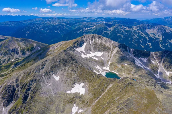 Rila Hory Dominuje Musala Vrchol Nejvyšší Hora Bulharsku — Stock fotografie