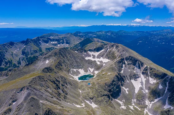 以穆萨拉峰为主的莱拉山脉 保加利亚最高的山脉 — 图库照片