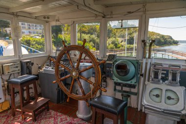 Bulgaristan 'ın Kozloduy kentindeki Radetzky buharlı vapurunun kaptanları