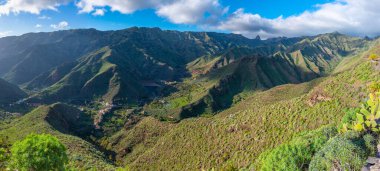 Mirador de Manaderos 'tan La Gomera' nın havadan görünüşü, Kanarya Adaları, İspanya