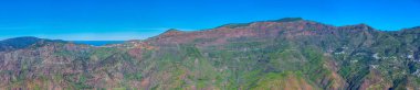 İspanya, Kanarya Adaları, Gran Canaria 'nın Tejeda köyünün manzarası.