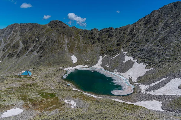 Lagos Moraine Caminho Pico Musala Bulgária — Fotografia de Stock