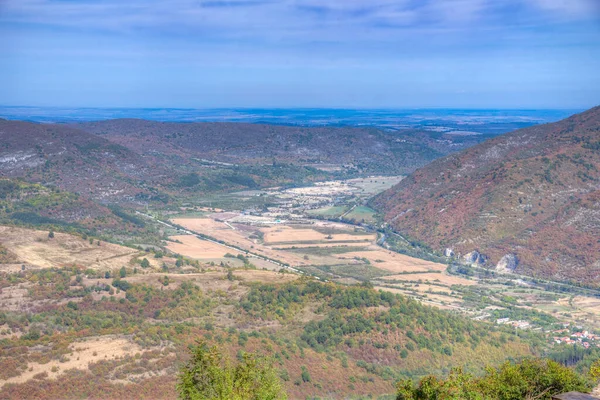 Vista Aérea Cordillera Los Balcanes Tetevenski Bulgaria —  Fotos de Stock