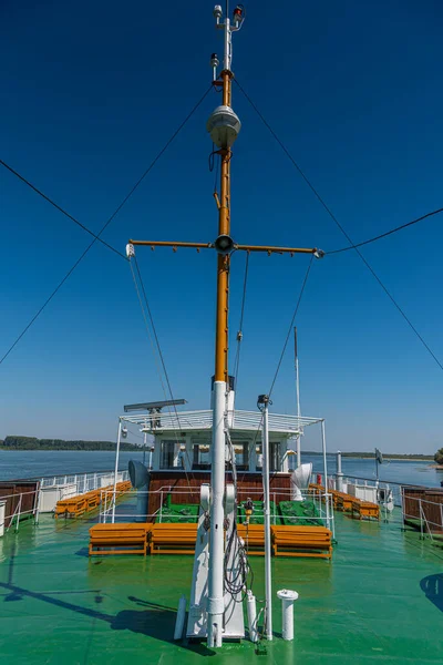 ブルガリアのコズロドゥイにあるラデツキー蒸気船の上甲板 — ストック写真
