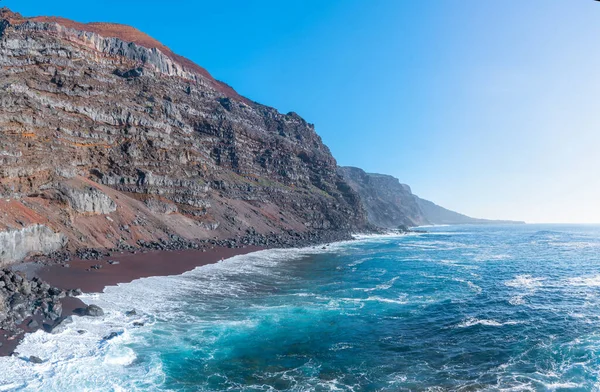 Spiaggia Playa Del Verodal Nell Isola Hierro Isole Canarie Spagna — Foto Stock