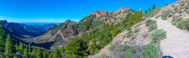 Gran Kanarya 'nın dağlık manzarası, Kanarya Adaları, İspanya