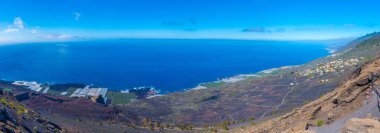 La Palma kıyısı San Antonio kraterinden izlendi, Kanarya adaları, İspanya
