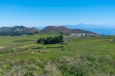 San Andres köyü ve El Hierro kırsal alanı, Kanarya adaları, İspanya.