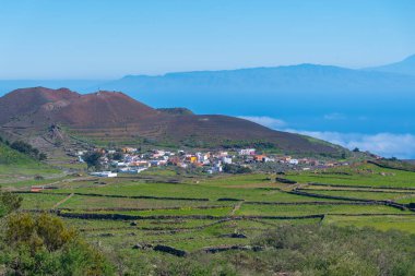 San Andres köyü ve El Hierro kırsal alanı, Kanarya adaları, İspanya.