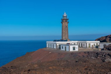 El Hierro adasındaki Orchilla deniz feneri, Kanarya adaları, İspanya.