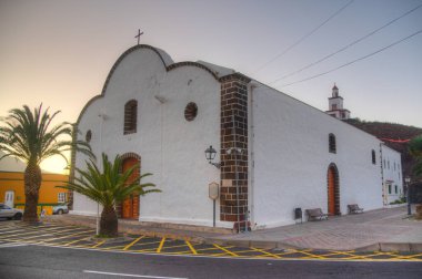 Nuestra Kilisesi Senora de Candelaria La frontera El Hierro, Kanarya Adaları, İspanya.