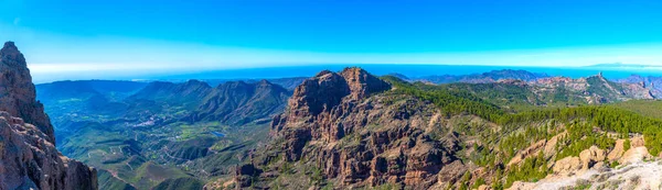 Gran Canaria Vista Pico Las Nieves Ilhas Canárias Espanha — Fotografia de Stock