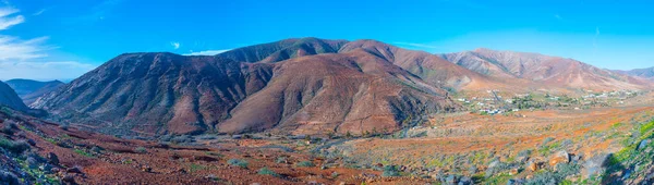 Barranco Las Penitas Fuerteventura Från Utsiktsplatsen Risco Las Penas Kanarieöarna — Stockfoto