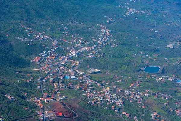 Luchtfoto Van Frontera Stad Hierro Canarische Eilanden Spanje — Stockfoto