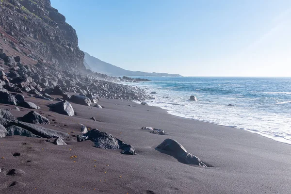 Playa del Verodal Sahili El Hierro Adası, Kanarya Adaları, İspanya .