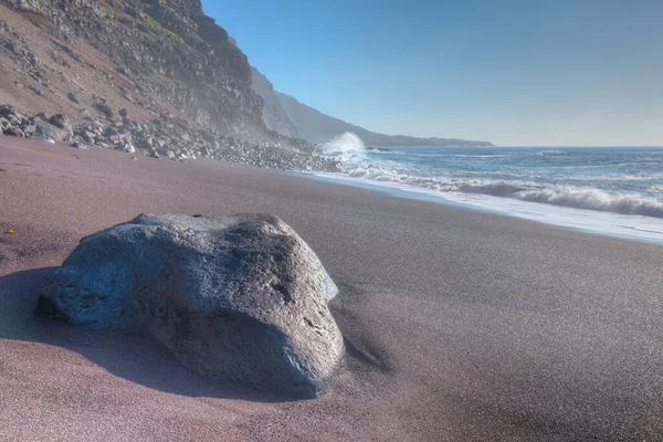 Playa del Verodal Sahili El Hierro Adası, Kanarya Adaları, İspanya .