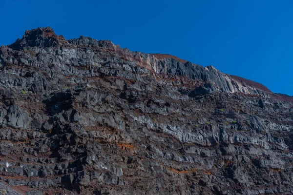 Вулканический Ландшафт Острова Эль Иерро Канарские Острова Испания — стоковое фото