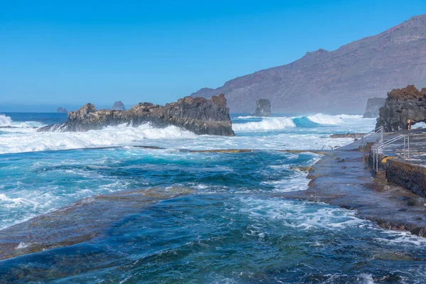 Felsenpool Maceta Auf Der Insel Hierro Auf Den Kanarischen Inseln — Stockfoto