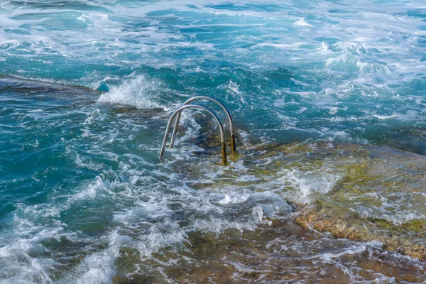 Piscina Rochosa Maceta Ilha Hierro Nas Ilhas Canárias Espanha — Fotografia de Stock