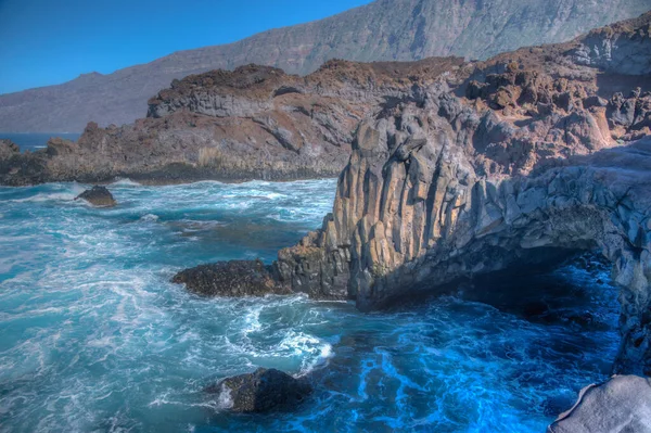 Charco Los Sagros Auf Hierro Auf Den Kanarischen Inseln Spanien — Stockfoto