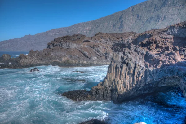 Charco Los Sagros Sull Isola Hierro Alle Isole Canarie Spagna — Foto Stock