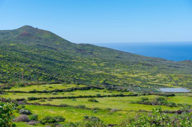 El Hierro kırsal alanı, Kanarya adaları, İspanya.