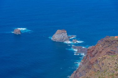 El Hierro 'daki Roques de Salmor, Kanarya Adaları, İspanya.