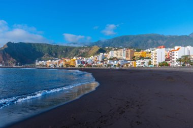 Santa Cruz de la Palma merkez plajı, Kanarya adaları, İspanya.