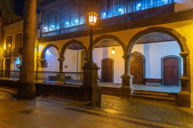 Santa Cruz de la Palma belediye binası, Kanarya adaları, İspanya.