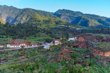 La Palma 'daki Nuestra Senora de Las Nieves Sığınağı, Kanarya Adaları, İspanya.
