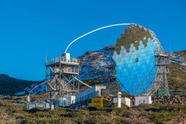 Roque de los Muchachos Gözlemevi La Palma, Kanarya Adaları, İspanya.