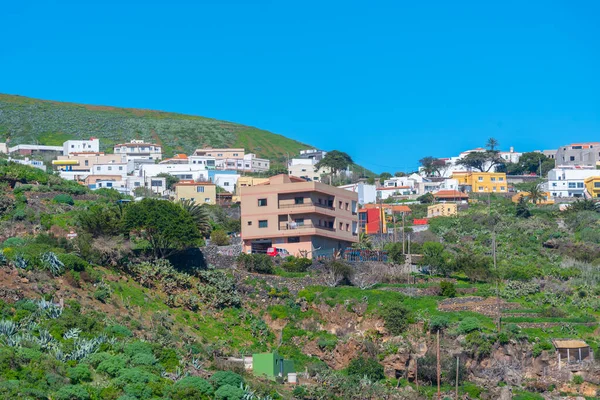 Vista Aérea Pueblo Español Valverde Hierro Islas Canarias — Foto de Stock