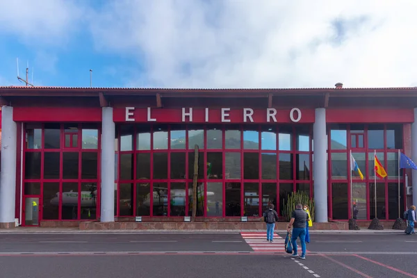 Vilaverde Espanha Janeiro 2021 Vista Aeroporto Hierro Nas Ilhas Canárias — Fotografia de Stock