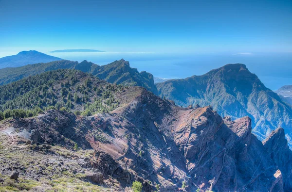 Panorama Del Parque Nacional Caldera Taburiente Palma Islas Canarias España — Foto de Stock