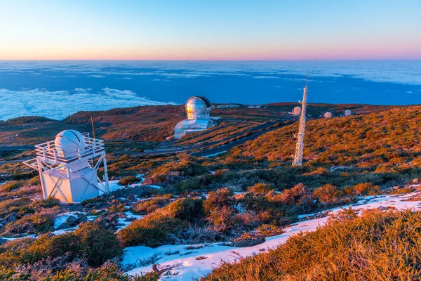 Roque de los Muchachos Gözlemevi La Palma, Kanarya Adaları, İspanya.