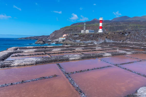 Salinas Faro Fuencaliente Palma Canary Islands Spain — Stock Photo, Image