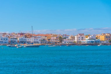 Corralejo şehri Fuerteventura, Kanarya Adaları, İspanya.