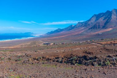 Jandia yarımadasındaki Coffee köyü, Fuentevertura, Kanarya Adaları, İspanya.