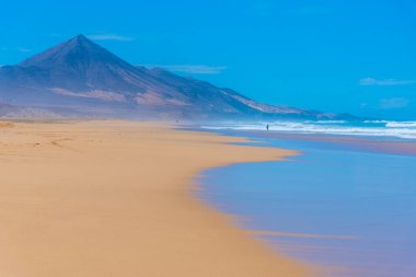 Fuentevertura Kahve Sahili, Kanarya Adaları, İspanya.