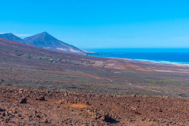 Jandia yarımadasındaki Coffee köyü, Fuentevertura, Kanarya Adaları, İspanya.