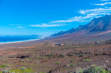 Jandia yarımadasındaki Coffee köyü, Fuentevertura, Kanarya Adaları, İspanya.