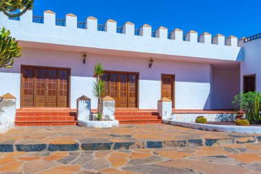 Fuerteventura, Kanarya Adaları, İspanya 'daki Majorero peyniri müzesi..